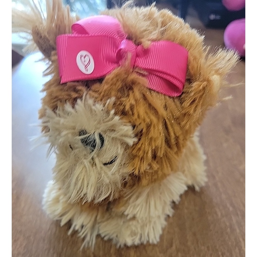 2018 Nickelodeon JoJo‎ Siwa BowBow Yorkie Puppy Dog Animal Plush 7" Rare